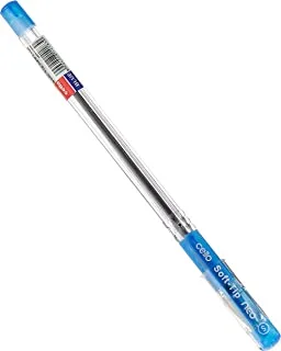 CELLO Soft Tip Neo Ball Pen 0.7mm عرض 50 قطعة أزرق ، Softneod7-50B