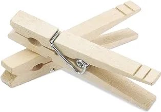 Whitmor Wood Natural Clothespins, S/100