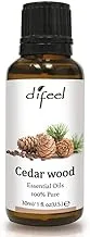 Difeel Cedar Wood 100٪ زيت أساسي نقي ، 1 أونصة