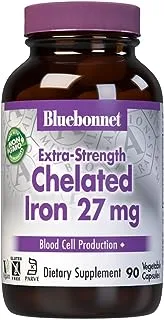 Blue Bonnet 27 Mg Extra Strength Chelated Iron Capsules