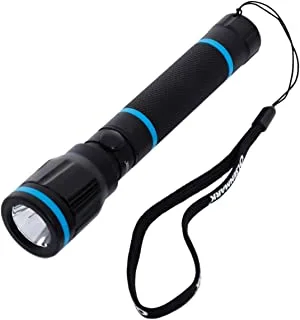 Olsenmark Rechargeable Led Water Proof Flashlight, 152 Mm, Omfl2657, Rechargeable Flashlight