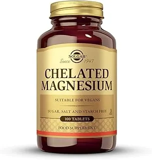 Solgar Chelated Magnesium Tablets, 100 Count