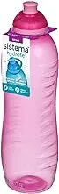 Sistema 620ml Squeeze Bottle - Pink, 7950