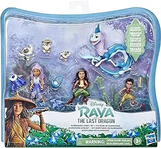 Disney'S Raya And The Last Dragon Kumandra Story Set, 7 Dolls And Doll Accessories, Raya, Sisu Human, Ongis, Boun, And Sisu, Toy For Kids