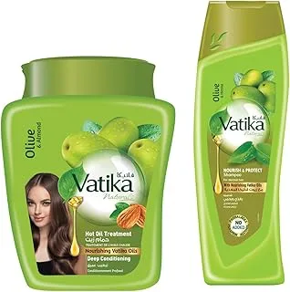 Vatika Naturals Deep Conditioning Hot Oil Treatment & Shampoo Set | Natural & Herbal | For Intense Nourishment & Protection - 1kg + 400 ml