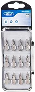 Ford Tools S2 Screwdriving Bits Set, 25 Mm, Fpta-01-0036, 12 Pieces