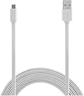 Aiino Aicmcrusbf-Wh Micro Usb To Cable 1.5 M Flat - White (Pack Of 1)