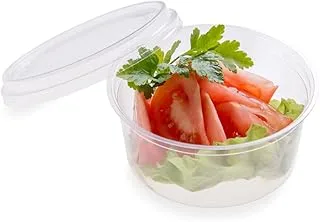 Restaurantware RWP0179C Basic Nature PLA Compostable Cold To Go Deli Container, 12 oz, Clear - 500 Pieces (10 Bags X 50 Pieces)