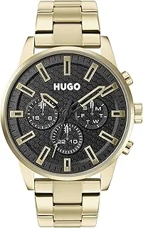 HUGO #SEEK Men's Watch, Analog