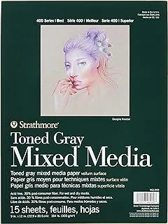 Strathmore Toned Mixed Media Paper Pad, 400 Series, 9