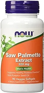 Now Foods Saw Palmetto، 320 مجم 90 كبسولة نباتية