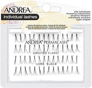 Andrea Knotted Flares Eyelashes, Long, Black