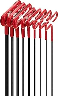 EKLIND 53198 Cushion Grip Hex T-Key allen wrench - 8pc set SAE Inch Sizes 3 / 32-1 / 4 (عمود 9 إنش)