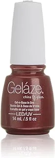 Gelaze Long Kiss Gel and Base Nail Polish 14 ml, Brown