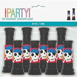 Unique Party 78422 Pirate Telescope Party Favors | 8 Pcs