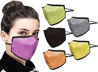 Swayam REUSable 4-Layers Outdoor Protective Face Mask-Pack Of 6(Assorted Color)