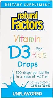 Natural Factors Kids Vitamin D3 400Iu Drop 15 ml