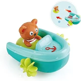 Hape Hape, Tubing Pull Back Boat, Bath Toys, Multicolor, Ages 18 months up