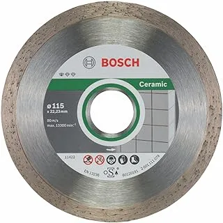 معيار Bosch Professional 2608603231 لقرص القطع الماسي من السيراميك ، فضي ، 115 مم