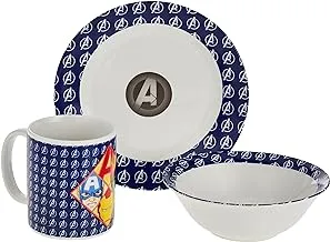 Marvel Avengers Porcelain Set, 3 Pieces, Trha935