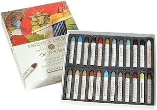 SENLR OIL PASTELS 24CLR ASST