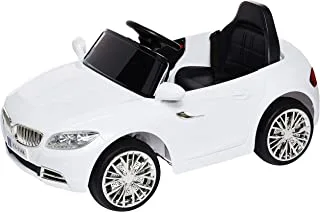 DORSA Bebouze Kids Bmw Style Saloon Ride On Car White