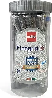 Cello Fine Grip Ball Pen 25Pc Blue Jar