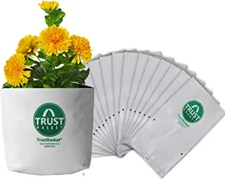 TrustBasket Poly Grow Bags UV STABILIZED -20 Qty 20cms(L) x20cms(W) x35cms(H)