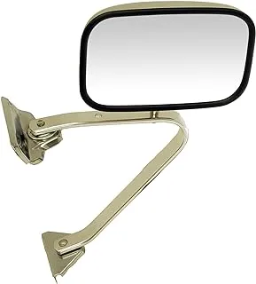 Dorman 955-180 Manual Door Mirror Compatible With Select Ford Models, Chrome