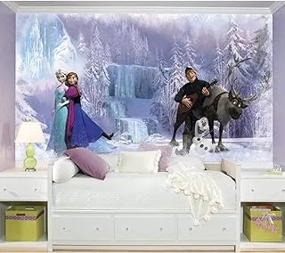 Roommates Jl1321M Disney Frozen Spray and Stick جدارية قابلة للإزالة - 10.5 X 6 Ft.