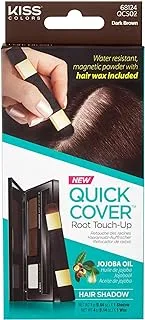 KISS Quick Cover Root Touch-Up ، بني غامق QCS02