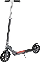 Mongoose Trace Air Youth/Adult Scooter, Non-Folding Design, 12-Inch Wheels Air-Filled Tires, Wide Foot Deck, Perfect for Riders Age 8 Year Old and Up, with Maximum Weight of 220 pounds