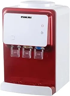 Nikai Top Loading Water Dispenser, 3 Tap Design: Hot, Normal, Cold, High-Efficiency Compressor Cooling, CFC-Free, Anti-Bacterial, Anti-Spill - NWD1900T