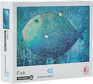 Puzzles 1000 Pieces Jigsaw Paper Puzzles, Home Wall Decor - Fish