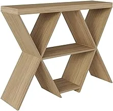 Artely Estrela Console Table, Oak Brown - W 110 cm x D 30 cm x H 80 cm