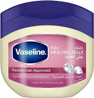 VASELINE 100% Pure Petroleum Jelly Soothing and Protective Baby Skin Care Hypoallergenic and Gentle on Skin, 450ml