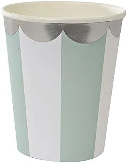 Meri Meri Aqua Party Cups 8 Pieces, 9 oz Capacity