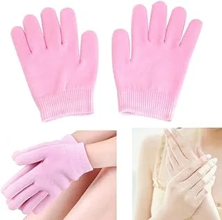 Hua You Winter Care Spa Moisturizing Natural Oil And Vitamin Gel Gloves, Gloves Whitening Exfoliating Treatment Smooth Beauty REUsable Hand Mask Feet Silicone