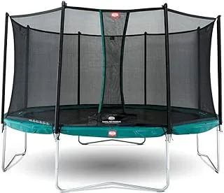 Berg Trampoline Favorit Regular 430 Green + Safety Net Comfort - 14Ft