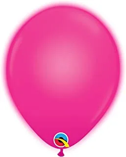 Qualatex Q-Lite Latex Balloons 5 Pieces, Magenta