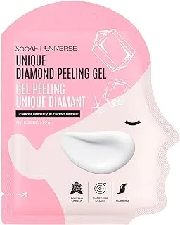 Soo'Ae New York Unique Diamond Peeling Gel Mask. Antioxidant Rich Face Sheet Mask. Made In Korea.