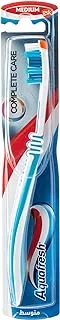 Aquafresh Adult Toothbrush, Complete Care Manual Brush With Medium Bristles, Assorted Colors