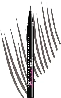 NYX Professional Makeup Lift & Snatch! قلم تلوين حواجب، Gray-Black 09، 14 gm