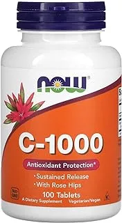 Now Foods Vitamin C-1000 With Rose Hips - Susteined Release Tablets, 100-Count