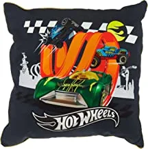 Kidz Klub Hot Wheel Racing Track Digital Printed Filled Cushions 1Pc 45 X cm