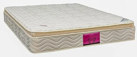 Raha Mattress, King, 200cmx200cmx26cm, Pillow Top Spring Mattress