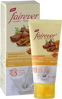 Fairever Natural Fairness Cream بخلاصة الأعشاب والحليب النقي ، 50 جم