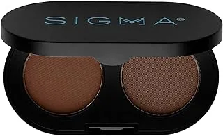 Sigma Beauty Colour + Shape Brow Powder Duo, Dark, Brown