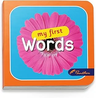 Panther Board Book First Words 12 Pages In Hard Cover 8.5X8.5Cm, Multicolor, Ty6712