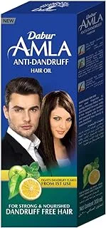 Dabur Amla Anti Dandruff Hair Oil | Natural Care Enriched With & Lemon For Strong Nourished Free - 200ml